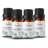 Fushi - Eucalyptus (Globulus) Essental Oil, Organic - 5 ml - 4 Pak