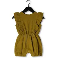 Alwero Dames Jumpsuits Overall Ruffles - Olijf - Maat 104/110