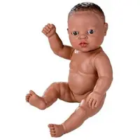 Berjuan Pasgeboren Afrikaans Meisje 7080 Babypop 30 Cm