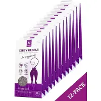 Petrebels Dirty Rebels kattenbakvulling GEURLOOS - 12-pack (12x10 L) - extreem snel klontvormend