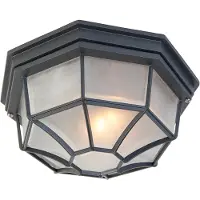 QAZQA Landelijke plafondlamp donkergrijs 26,5 IP44 - Bri
