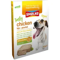 Smolke 10x Hondenvoer Vers Gestoomd Kip 395 gr