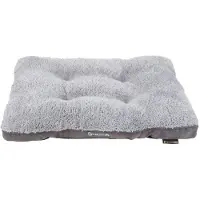 Scruffs Cosy - Comfortabel hondenkussen - Met imitatie suède buitenvoering en superzachte binnenvoering - Grijs - 100 x 70 cm