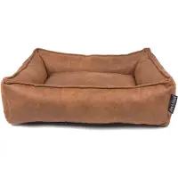 Lex & Max Lex &amp; Max hondenmand Eco-Leather Alaska Cognac 100 x 80 cm