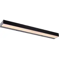 Lucide ALEXA - Wandlamp Badkamer - LED - 1x8W 2700K - IP44 - Zwart