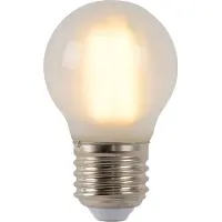 Lucide G45 - Filament lamp - Ø 4,5 cm - LED Dimb. - E27 - 1x4W 2700K - mat
