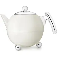 Bredemeijer Theepot Bella Ronde Wit 1,2 L
