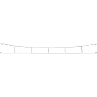 Märklin 70203 H0 Rijdraad H0 C-rails (met ballastbed) 5 stuk(s)