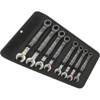 Wera 05020012001 Joker Steek-ringratelsleutelset 8-delig Sleutelbreedte (inch) 1/2 - 11/16