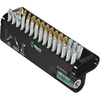 Wera Bit-Check 30 Wood 1 05057433001 Bitset 30-delig Kruiskop Pozidriv, Kruiskop Phillips, Binnen-T-profiel