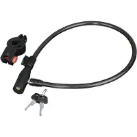 Hama Fiets-kabelslot, 65 cm, zwart