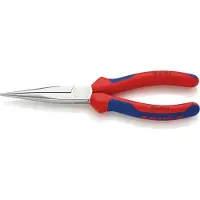 Knipex 38 15 200 Platte rondbektang Elektronica en fijnmechanica Recht Vanadium elektrostaal 200 mm