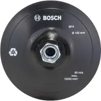 Bosch Schuurschijf - Rubber - Klithechtsysteem - 125 mm