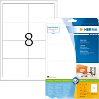 Herma Premium 4359 permanent hechtende etiketten A4 97 x 67,7 mm wit (200 etiketten)