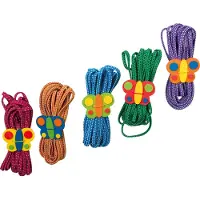 Small Foot - Springelastiek Vlinder Kleur, Set van 5