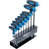 Bgs 8485 T-greep sleutelset | T-profiel (voor Torx) T10 - T50 | 9-dlg