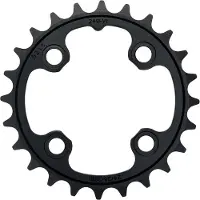 Truvativ Kettingblad MTB V1 64mm Alu 3mm 10S Zwart || Maat: 24