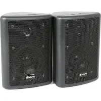 Power Dynamics 2-Wegs Stereo-Luidspreker Paar 75 W max. incl. Montagemateriaal zwart