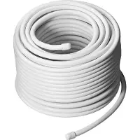 Goobay 100 dB coaxkabel op rol voor binnen (CCS) / wit - 50 meter