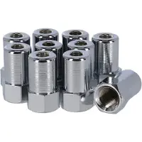 Schwarz Right Chain Guide Nut Kettingpen Voor Fiets 10 Eenheden