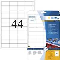 Herma Etiketten 4581 Klevend A4 48,3 x 25,4 mm 10 Vellen à 44 Etiketten