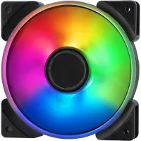 Fractal Design Prisma AL-12 PC-ventilator Zwart, Wit (b x h x d) 120 x 120 x 25 mm