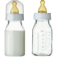 Natursutten - glazen drinkflessen - 110 ml - 2 stuks