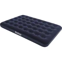 Bestway Opblaasbaar luchtbed Blue Horizon XT met externe elektrische pomp, formaat Double XL/Lo, 191 x 137 x 22 cm