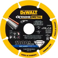 DeWalt 115mm EXTREME Metal Diamant Doorslijpschijf - DT40251