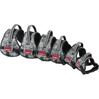 Zolux Moov Verstelbaar Harnas Grijs Camouflage Maat L 62-82cm hond