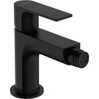 Hansgrohe Bidetmengkraan rebris e eengreeps met safetyfunctie en trekwaste mat zwart