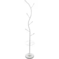 Versa Klädhängare Versa Derby Wit Metaal Minimalist 30 x 185 x 30 cm