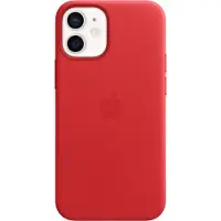Apple iPhone 12 mini Back Cover met MagSafe Leer RED