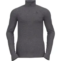 Odlo Ondershirt Men BL Top Turtle Neck LS Half Zip Active Steel Grey Melange-L