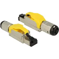 DeLOCK 86287 RJ45 Stecker feldkonfektionierb. Cat6A Metall gesch.