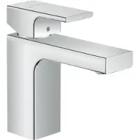 Hansgrohe Wastafelmengkraan vernis shape eengreeps 100 met trekwaste chroom