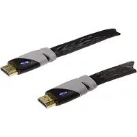 Schwaiger HDMI Flat Kabel 1.5m Zwart - 4K Ultra HD, 18 Gbit/s