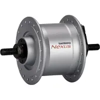Shimano Nexus DH-C3000-3N naaf - Velgremmen / Schroevenas zilver - 3 Watt