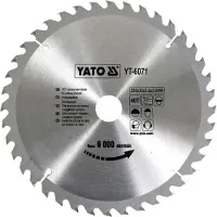 YATO Cirkelzaagblad Ø250 mm - 40T - binnendiameter 30 mm