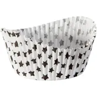 Zenker Set van 50 papieren muffinvormpjes met sterrenmotief 6,5 cm Smart Pastry