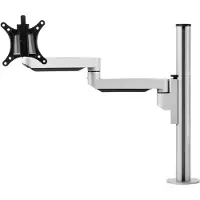 BakkerElkhuizen Filex Galaxy Modular Single (Tabel, 30"), Monitorsteun, Zilver
