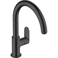 Hansgrohe Vernis Blend M35 - Keukenmengkraan - Ééngreeps bediening - 210mm maat - Draaibare uitloop - 1 straalfunctie - Mat Zwart