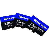 ISTORAGE MicroSD Card 128GB - 3 Pack - alleen te gebruiken met de datAshur SD flashdrive (module) - IS-FL-DSD-256