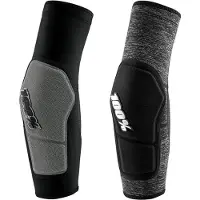 100% Ridecamp V2 Grijs/Zwart Elleboogbeschermers || Maat: L