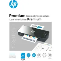HP 9123 Premium Lamineerfolies A4 - Lamineerhoezen voor Warm Lamineren - Glanzend - 80 Micron - 100 Stuks