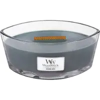 Woodwick Heartwick Flame Ellipse Geurkaars - Evening Onyx - 50 branduren