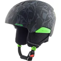 Alpina Skihelm Junior Pizi Black Green Camo Matt-51 - 55 cm