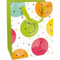 Braun + Company Tasje 12x15x6 cm Happy Smileys