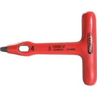 Ks Tools 117.1649 Gatenijzer met isolatie, 100 mm (Ø x l) 4 mm x 100 mm