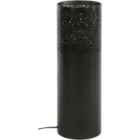Molecule Vloerlamp Ø20 cilinder 60cm Zwart nikkel